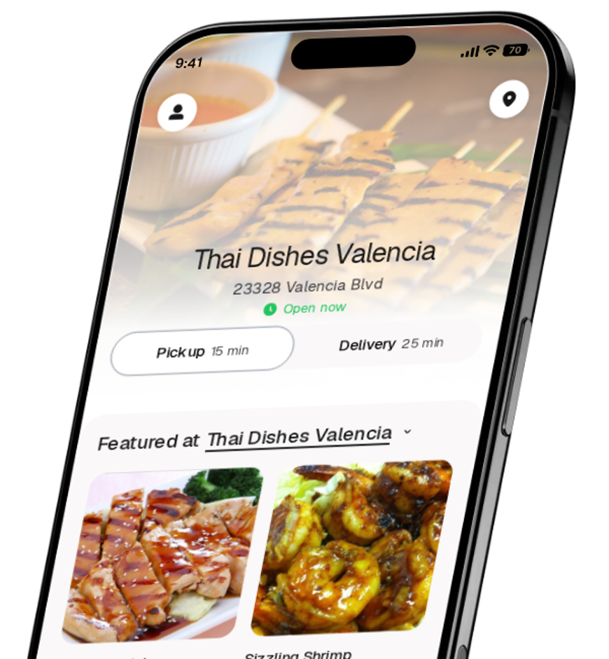 Thai Dishes Valencia app preview