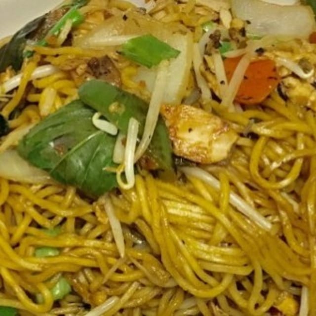 Lunch Spicy House Noodles.