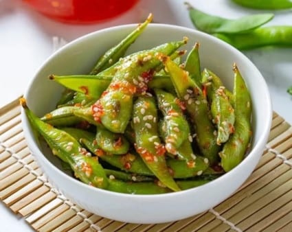 Garlic Edamame.