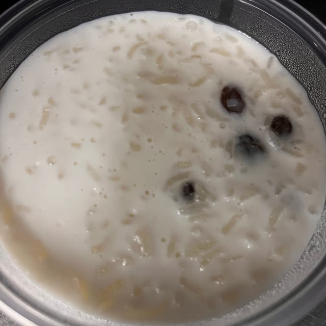 Coconut Rice Pudding.