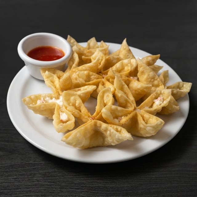 Crab Cheese Wonton.