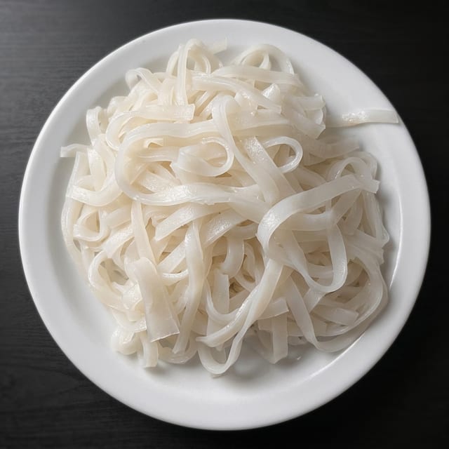 Steamed Noodles.