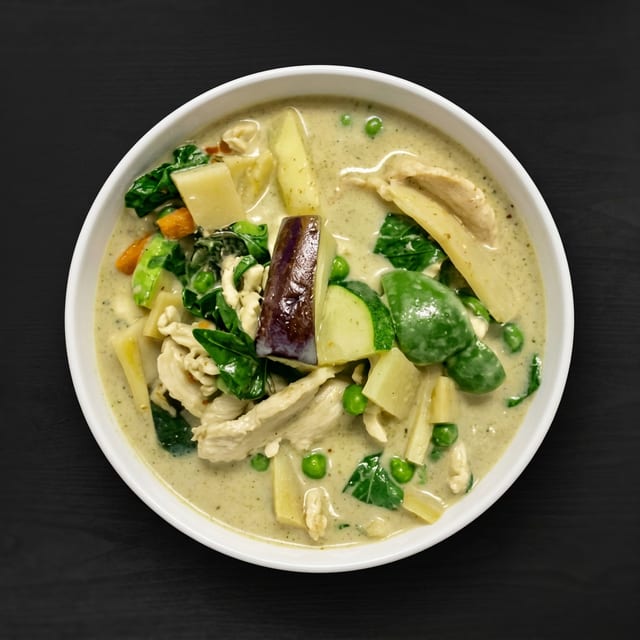 Lunch Green Curry.